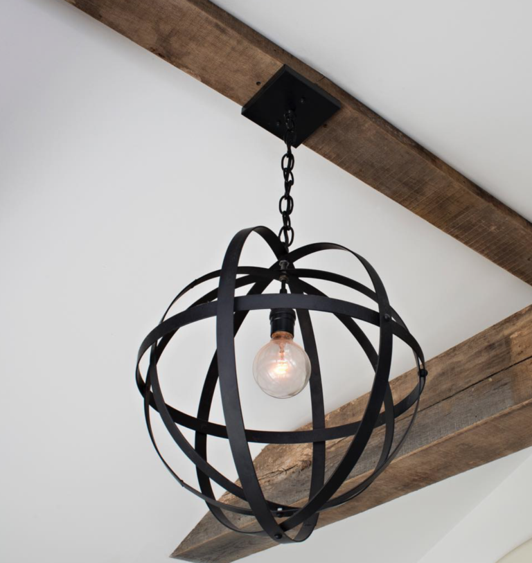 Custom Crafted Light Fixture by Surfwood Solutions, Monmouth County, NJ
